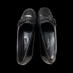 Paul Green Munchen Black Patent Leather Loafer Womens Size 6